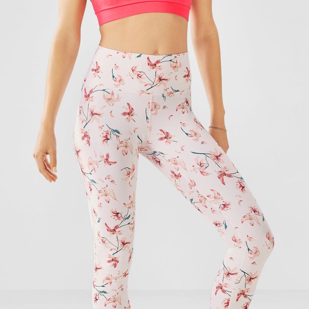 Fabletics High-Waisted Printed Powerhold Leggings